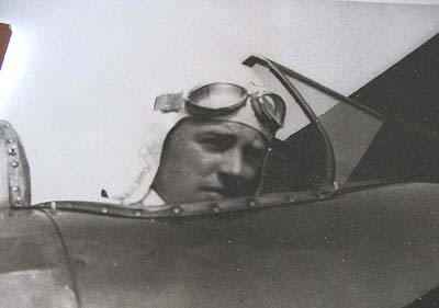 Red Cary in the pilot's seat